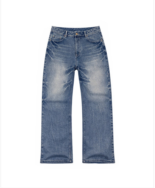 Nøuser blue bootcut denim(pre order)