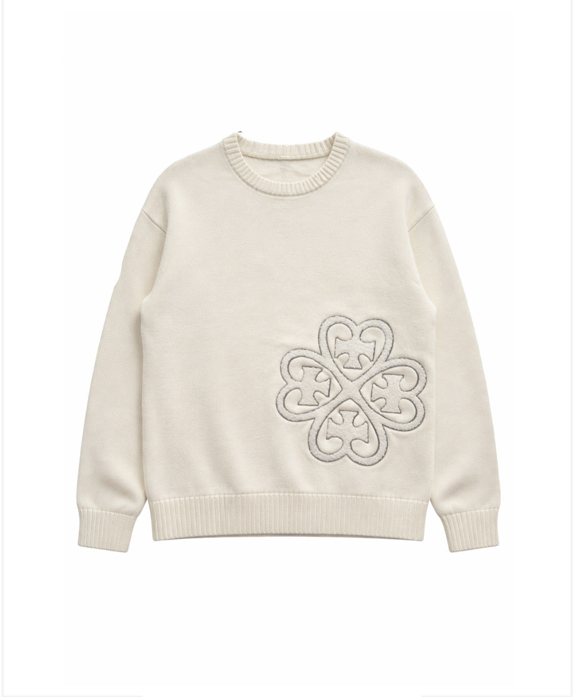 Nøuser white knit (pre made)