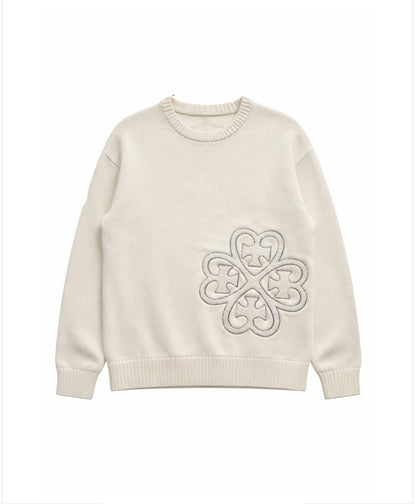 Nøuser white knit (pre made)