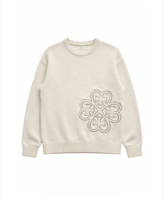 Nøuser white knit (pre made)