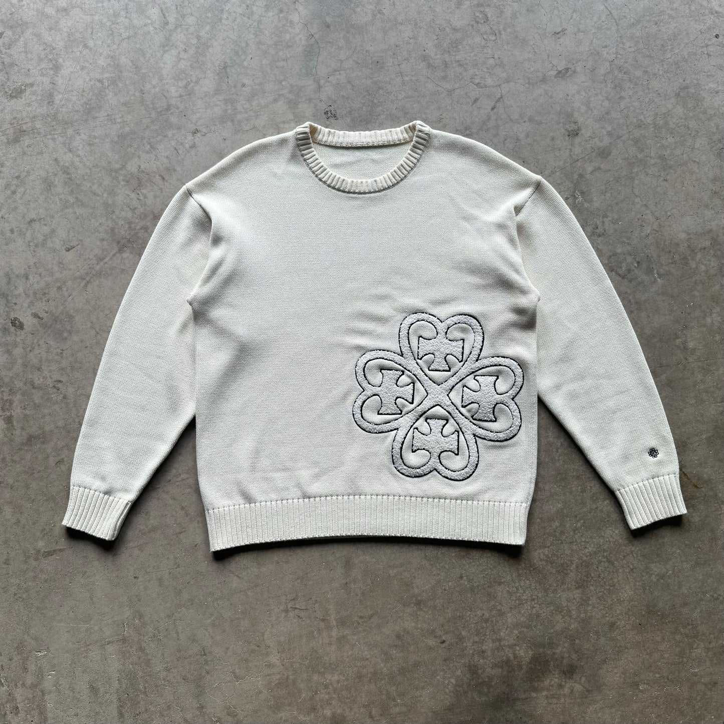 Nøuser white knit (pre made)