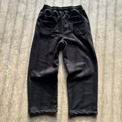 Nøuser black sweatpants(pre made)